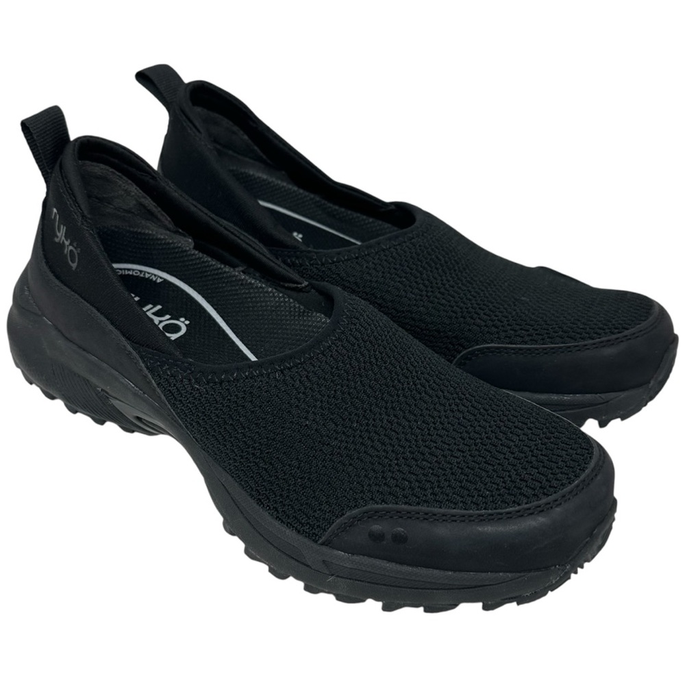 NEW Ryka Women's Sky Walk Chill Black Slip On Sneaker 5.5